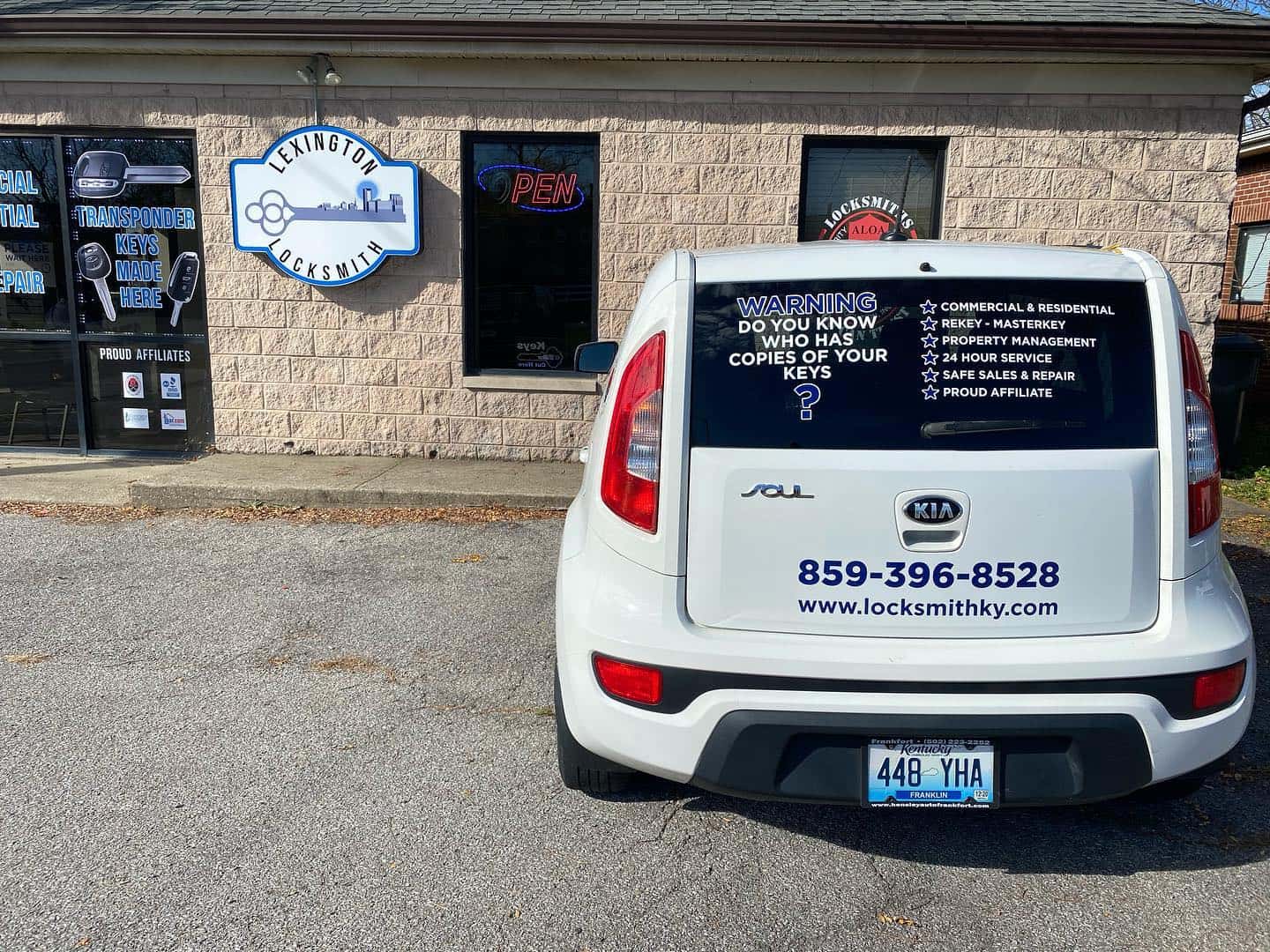 Lexington Locksmith store front